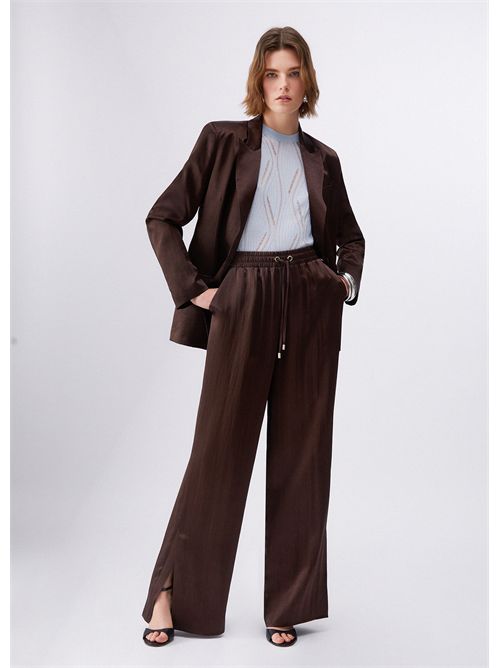 Pants woman brown LIU JO | CA6147T450A/P9576